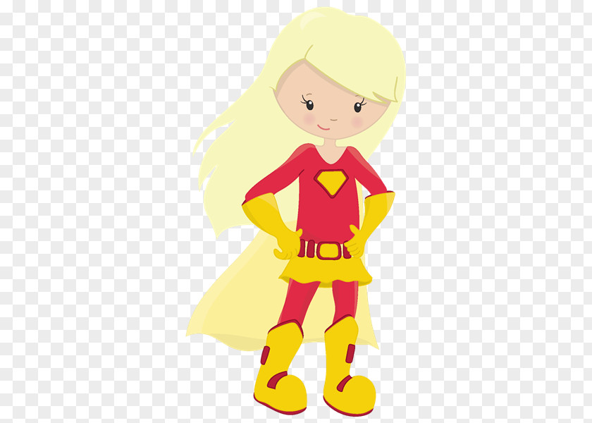 Girls Party Invitation Superhero Child Sight Word Gift PNG