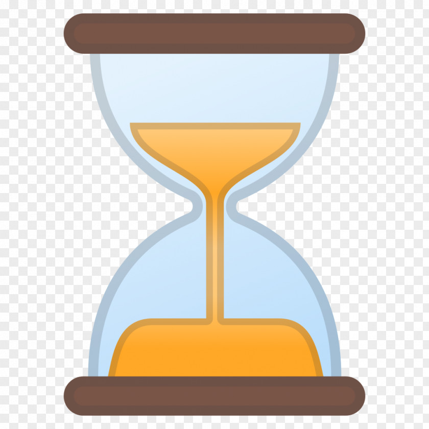 Hourglass Emoji Clip Art Icon Design PNG