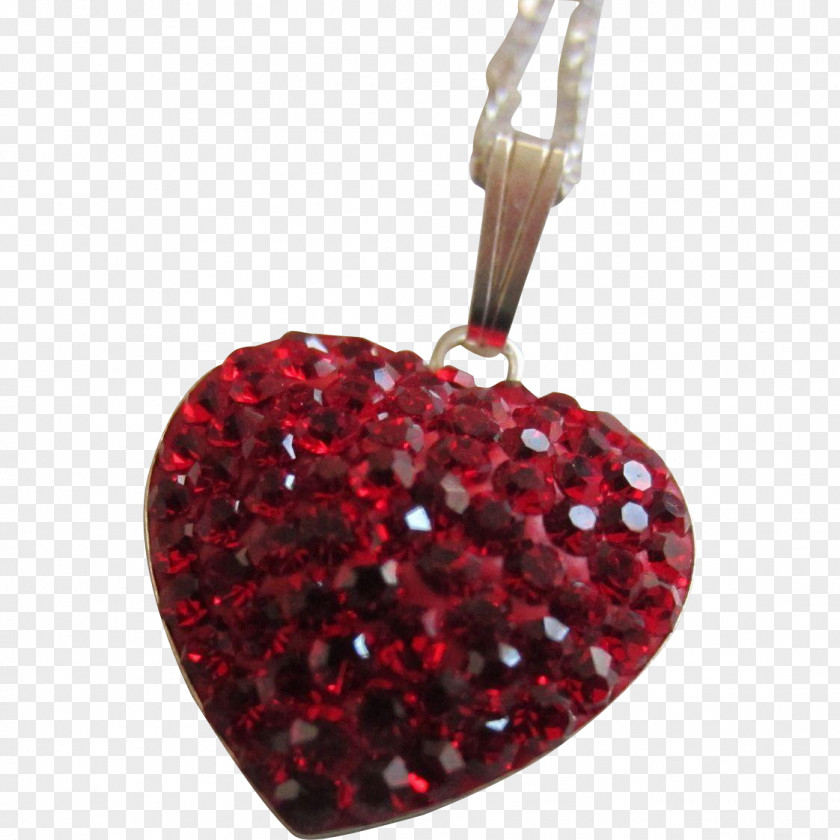 Ruby Charms & Pendants Christmas Ornament Jewellery Heart PNG