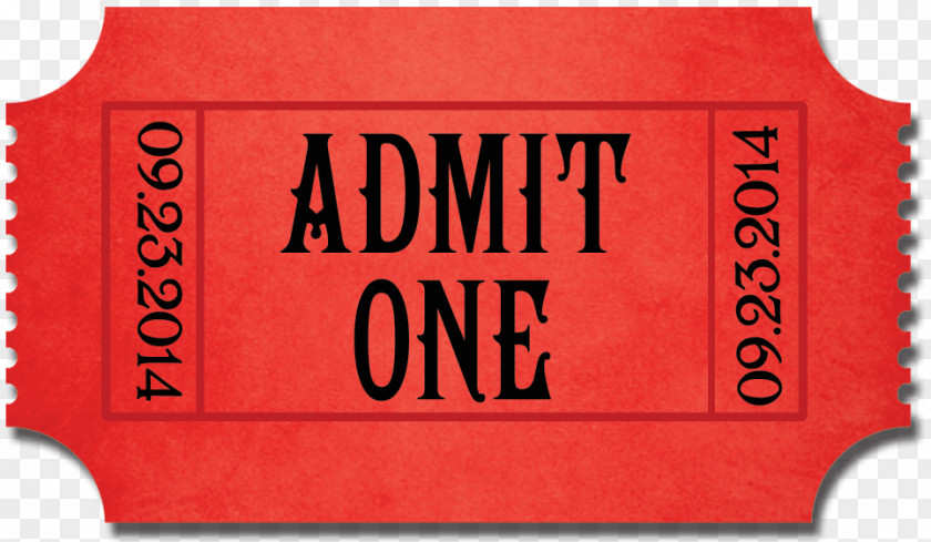 Ticket Cinema Film Template Clip Art PNG