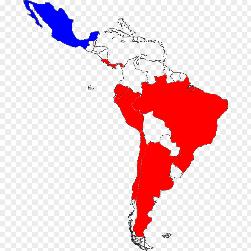 United States Latin America South World Map PNG