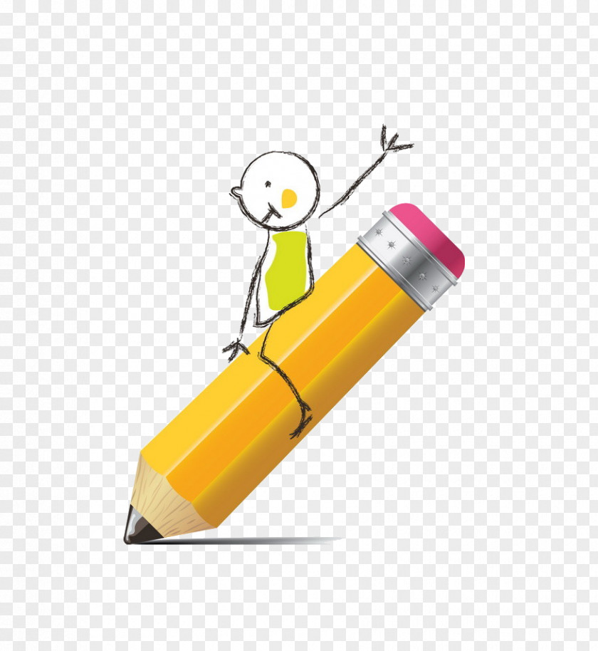 Cartoon Pencil Advertising PNG