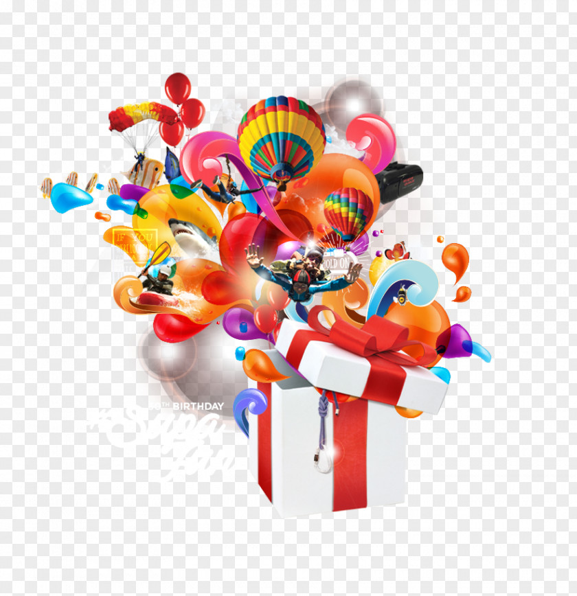 End Page Balloon Candy PNG