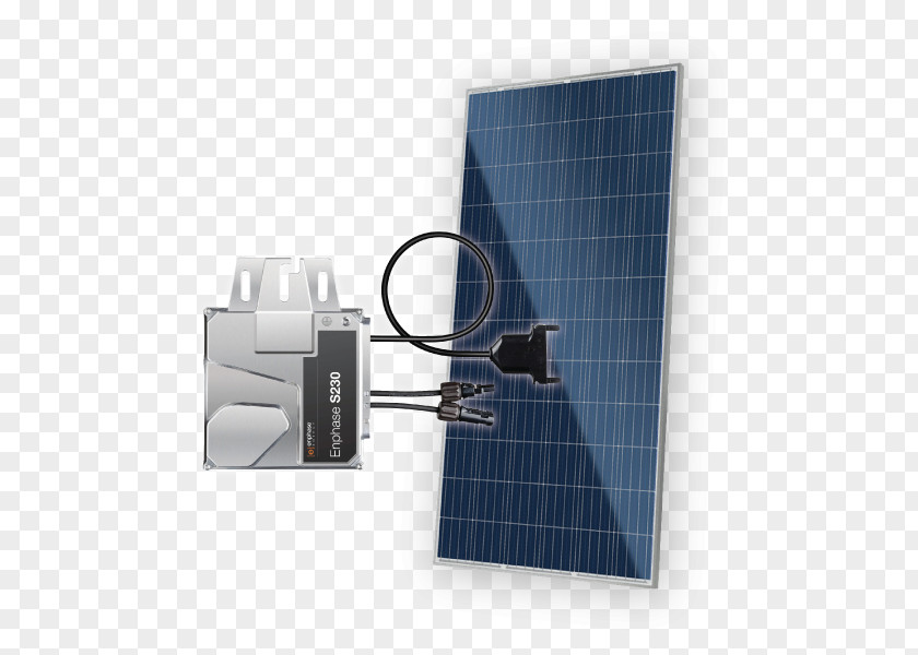 Energy Solar Micro-inverter MC4 Connector Enphase Panels Photovoltaic System PNG