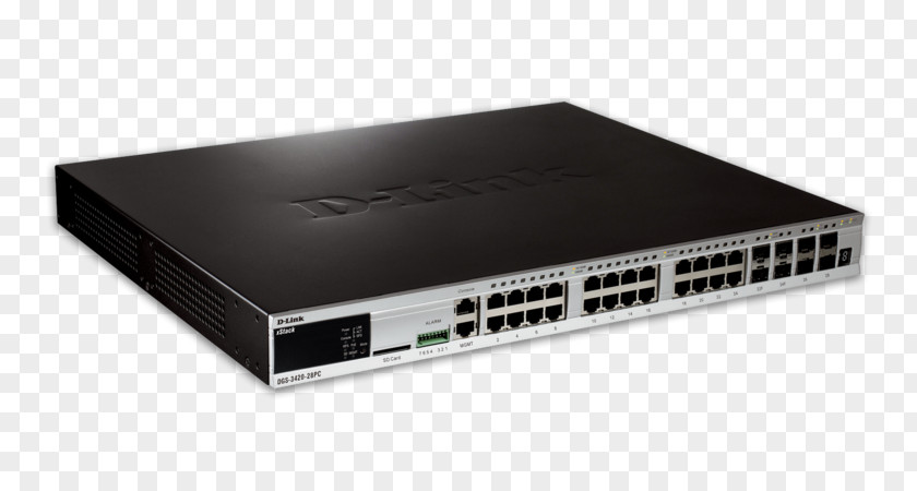 Small Form-factor Pluggable Transceiver 10 Gigabit Ethernet Stackable Switch Network PNG