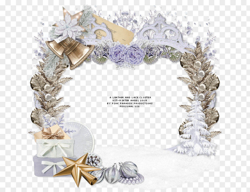 Winter Old Man Picture Frames PNG