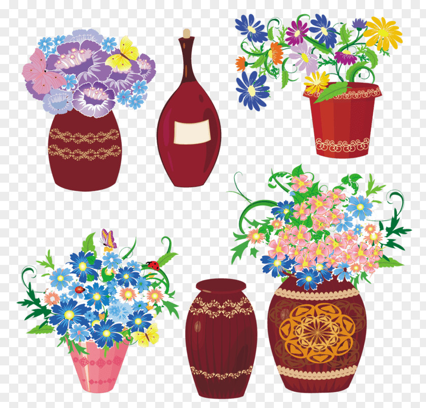 Des Weiteren Floral Design Illustration Vase Flower Bouquet PNG