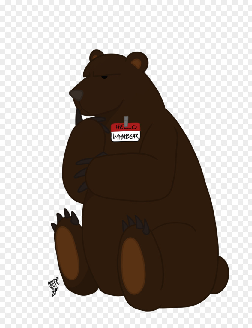 Bear Beaver Snout Animated Cartoon PNG
