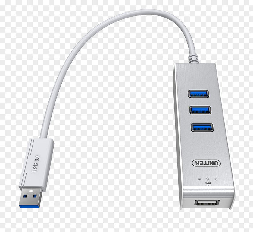 Data Transfer Cable Adapter Ethernet Hub USB On-The-Go 3.0 PNG