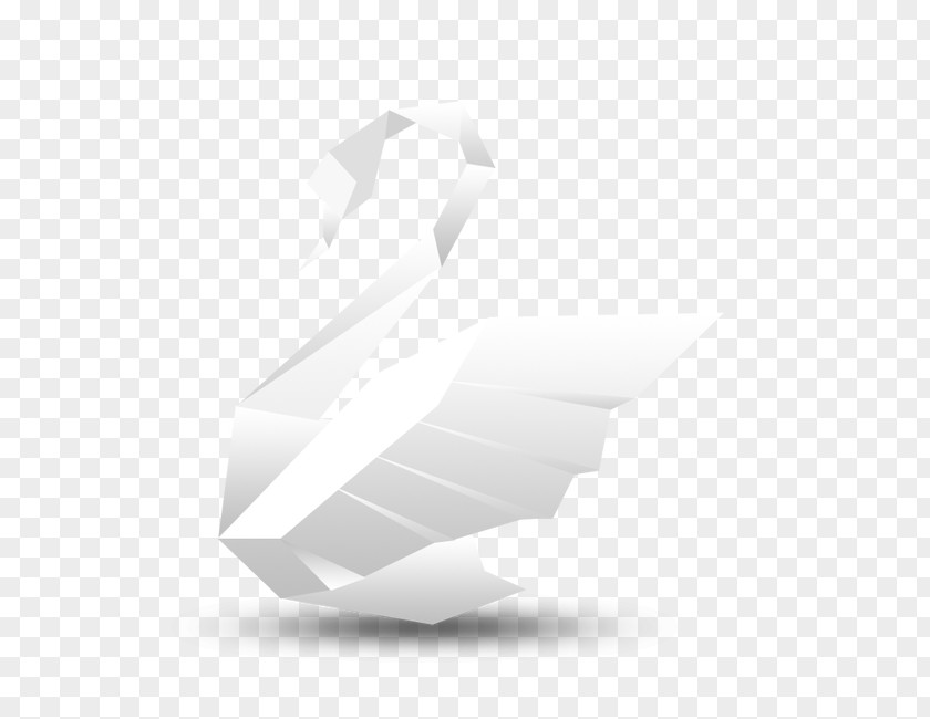 Swan Black And White Pattern PNG
