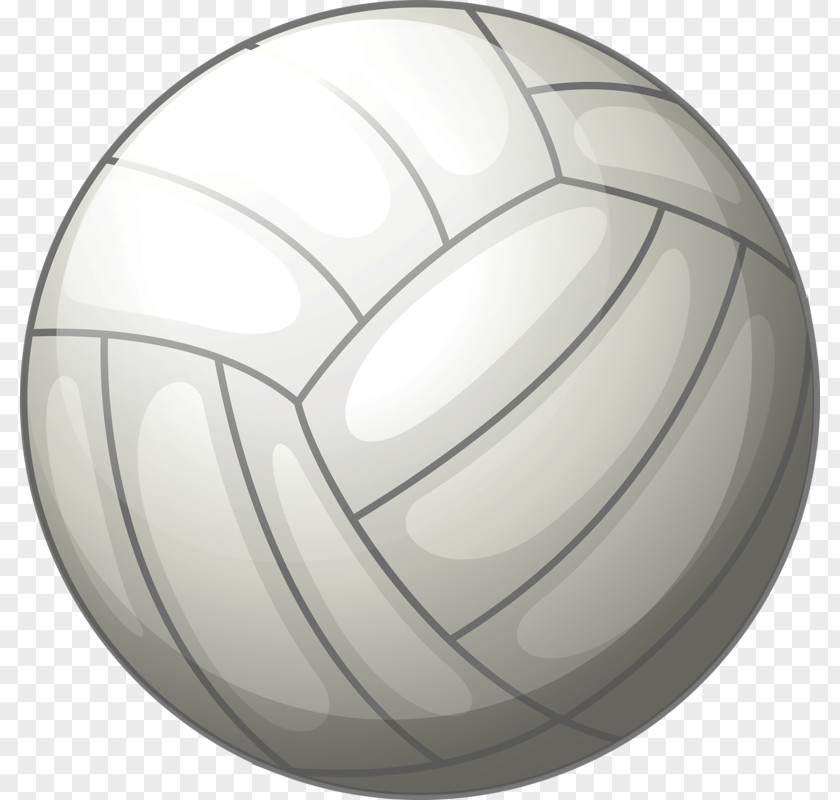 White Volleyball Clip Art PNG