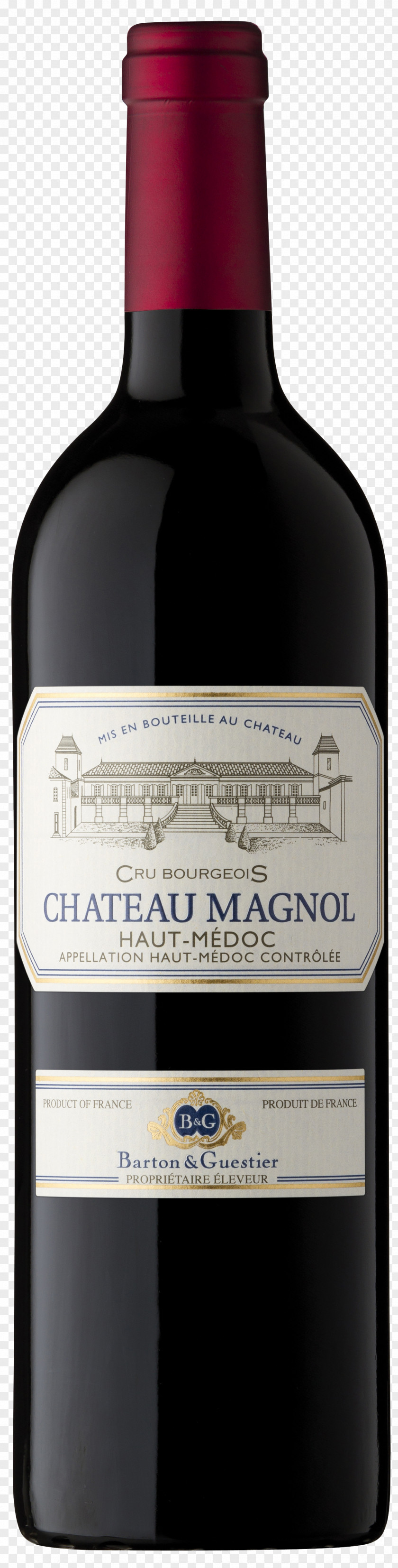 Wine Red Haut-Médoc AOC Merlot PNG