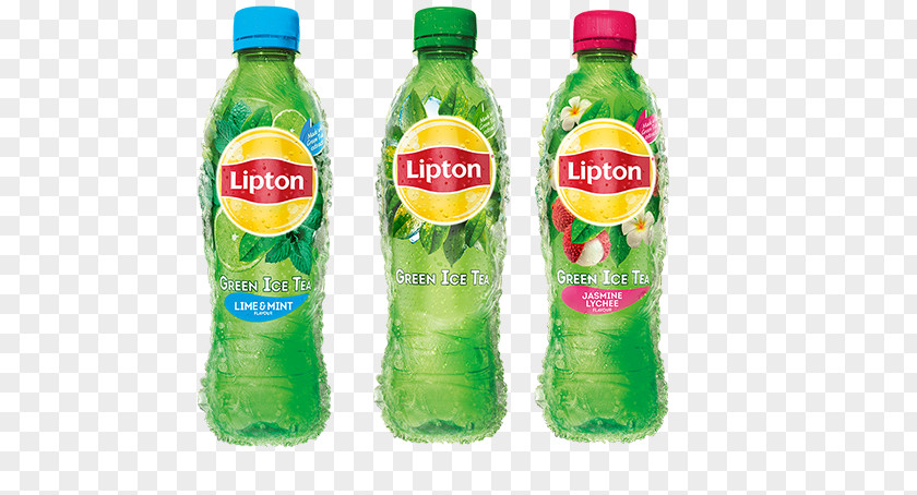 Ice Green Tea Iced Fizzy Drinks Bottle Lipton PNG