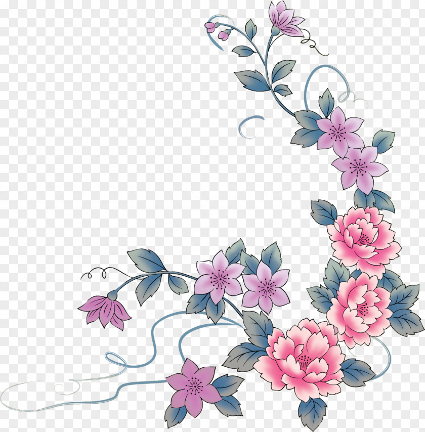 Lavender Flower Bouquet Clip Art PNG