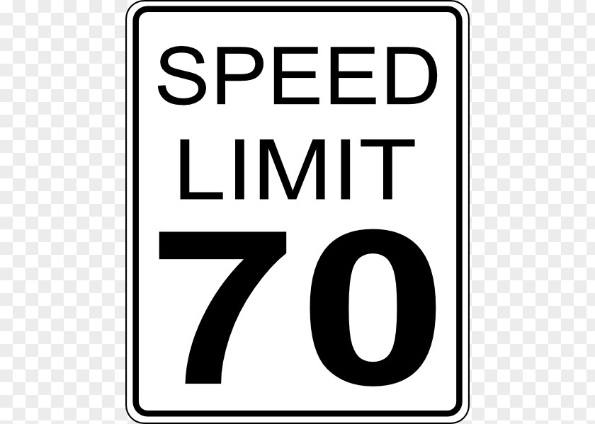 Number 70 Cliparts Speed Limit Traffic Sign Clip Art PNG