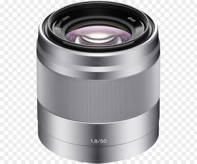Sony A6000 NEX-5 E-mount E 50mm F1.8 OSS FE Camera Lens PNG