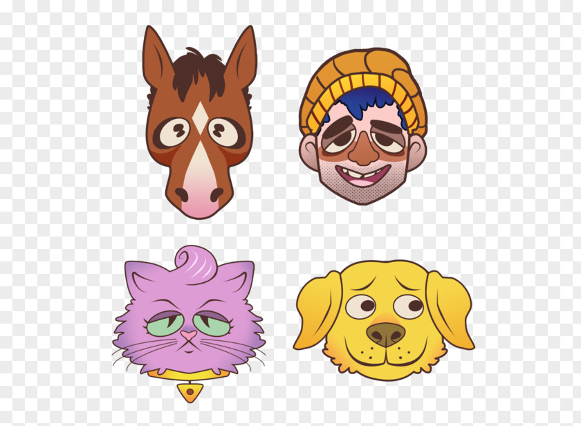 Bojack Horseman Mr. Peanutbutter Snout Peanut Butter Christmas Gift Comedy PNG