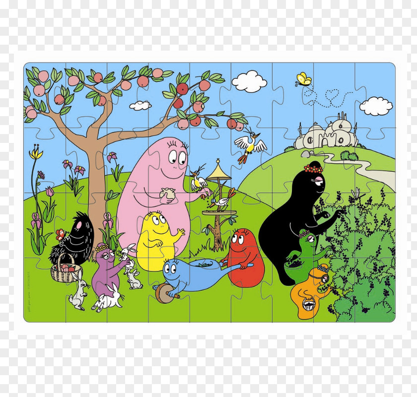 Child Jigsaw Puzzles Barbapapa Room PNG