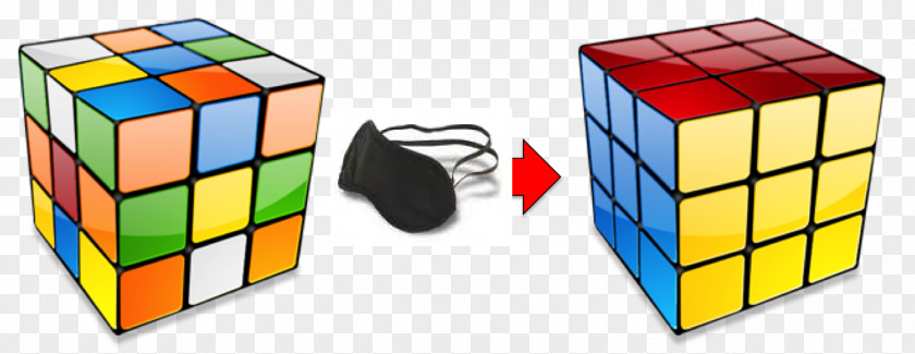 Cube Rubik's Blindfold Online Analytical Processing Clip Art PNG