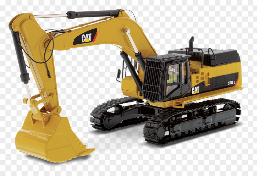 Excavator Caterpillar Inc. Hydraulics Die-cast Toy Grader PNG
