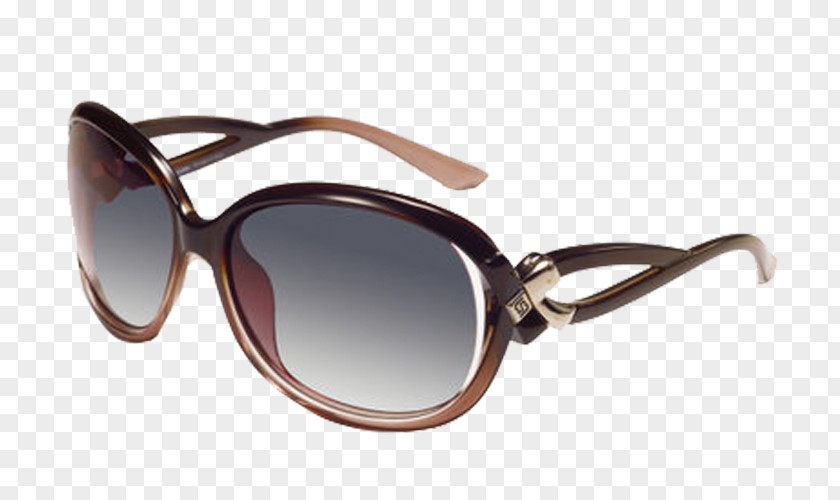 Ms. Twisted Brown Sunglasses Fashion Accessory PNG