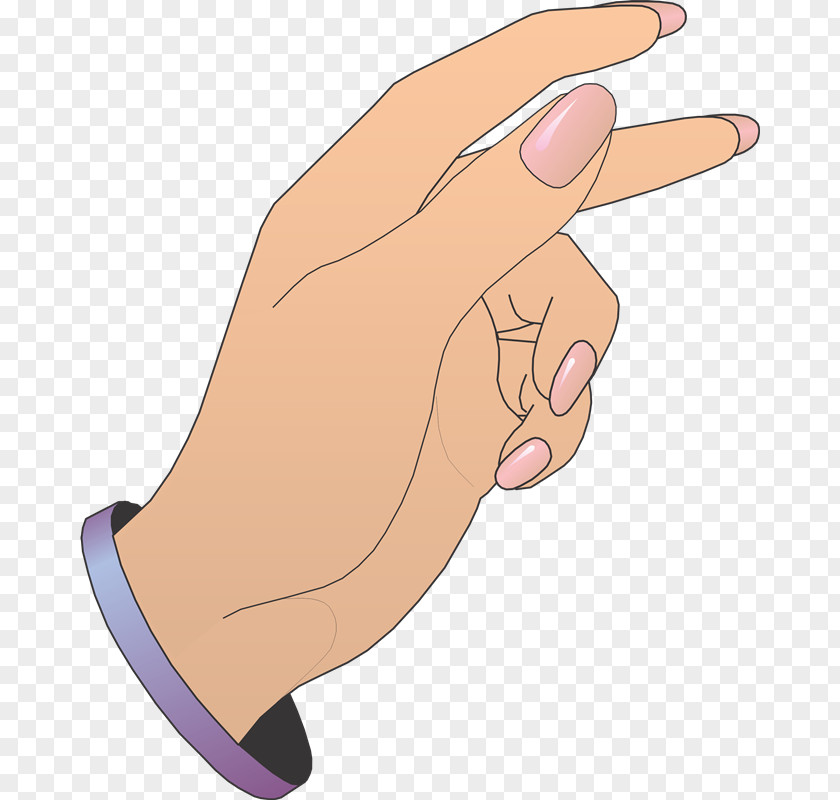 Lengua Thumb Hand Model Nail PNG