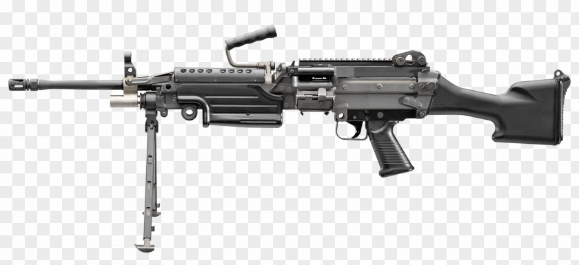 Machine Gun M249 Light FN Herstal Minimi Squad Automatic Weapon PNG
