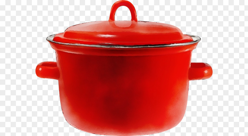 Serveware Plastic Lid Red Stock Pot Cookware And Bakeware Ceramic PNG