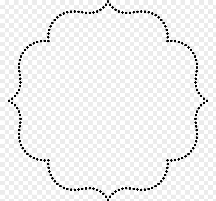 Fancy Line Circle Shape Clip Art PNG