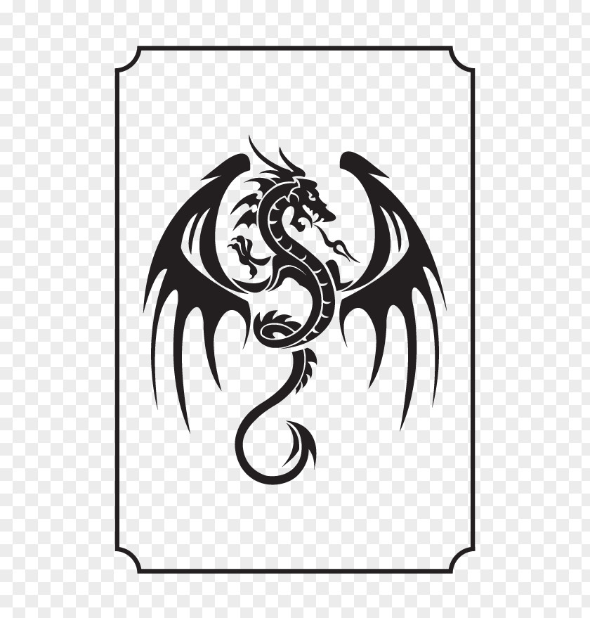 Spell Leather Tattoo Chinese Dragon PNG
