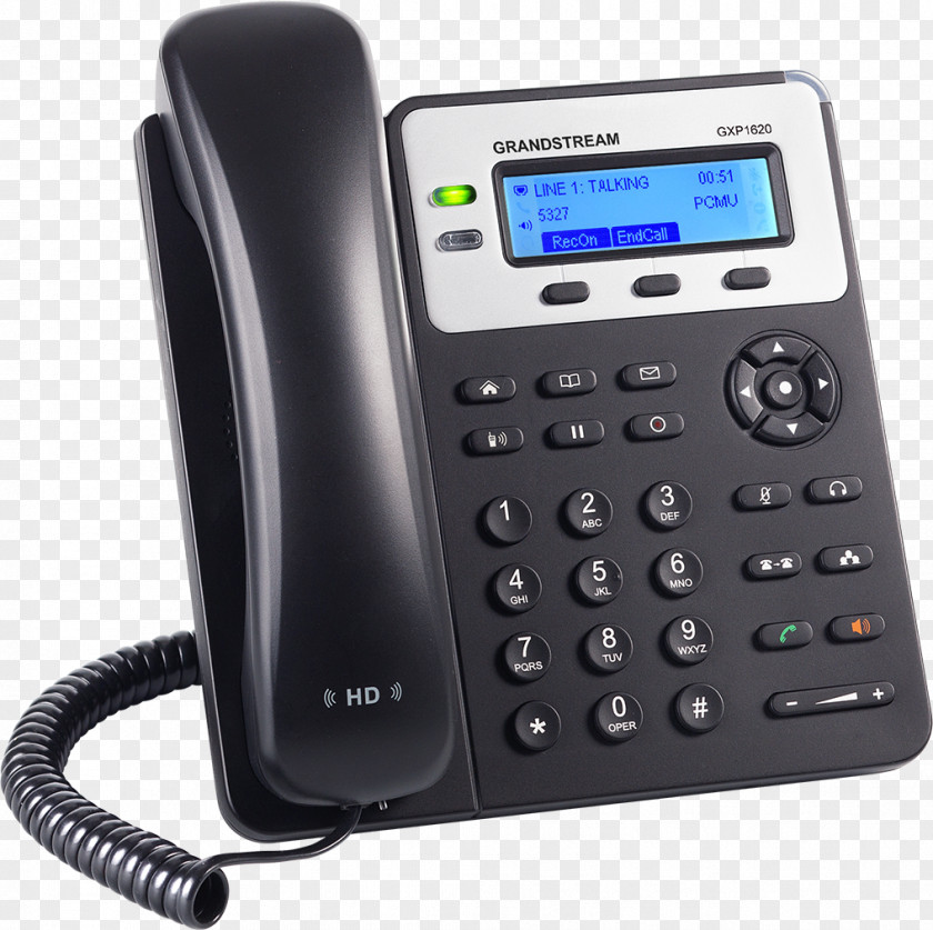 TELEFONO Grandstream Networks VoIP Phone Voice Over IP Telephone Home & Business Phones PNG
