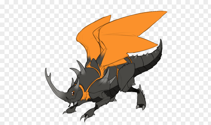 Coal Rising Dragon Breed Flight Clip Art PNG