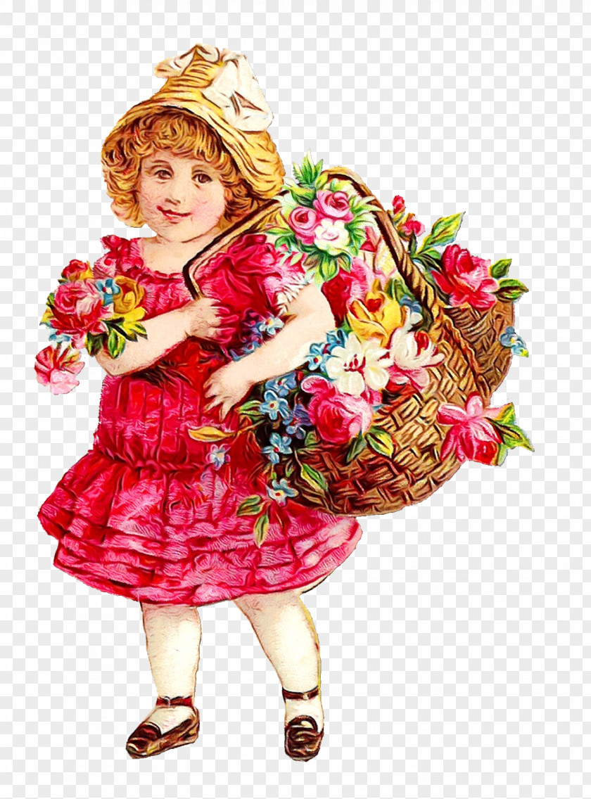 Cut Flowers Child Bouquet Costume Plant PNG