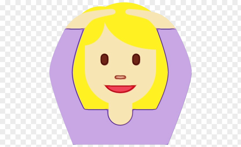 Happy Magenta Face Emoji PNG