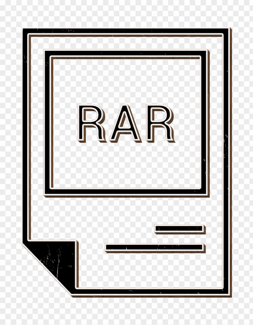 Rectangle Type Icon Extention File Rar PNG