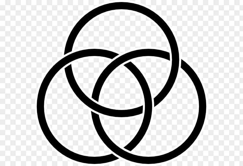Ring Borromean Rings Triquetra Trinity Knot PNG