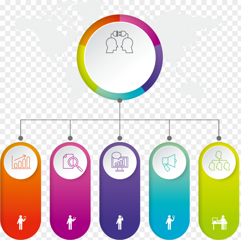 Vector Color Ring Information Diagram Chart PNG