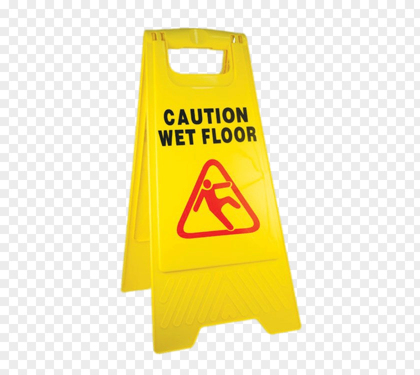 Wet Floor Sign Cleaning Warning Safety PNG