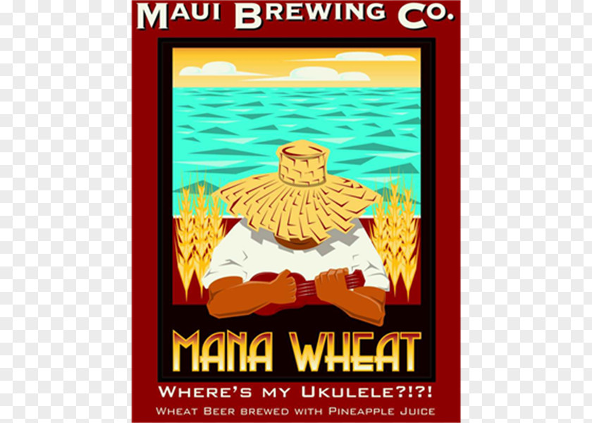 Beer Maui Brewing Co. Poster Organism Brewery PNG