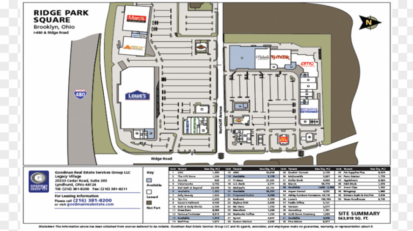 Breaks Interstate Park AMC Ridge Square 8 Road Goodman Real Estate Services Group, LLC PNG