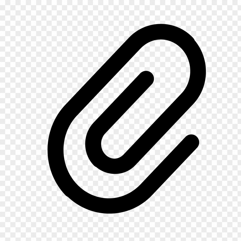 Paperclip Logo Symbol Brand Number PNG