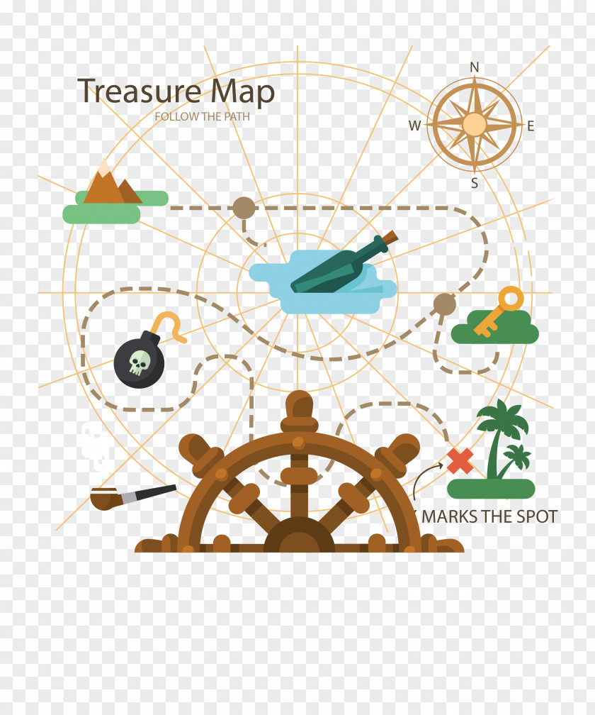 Sailing For Treasure Download Icon PNG