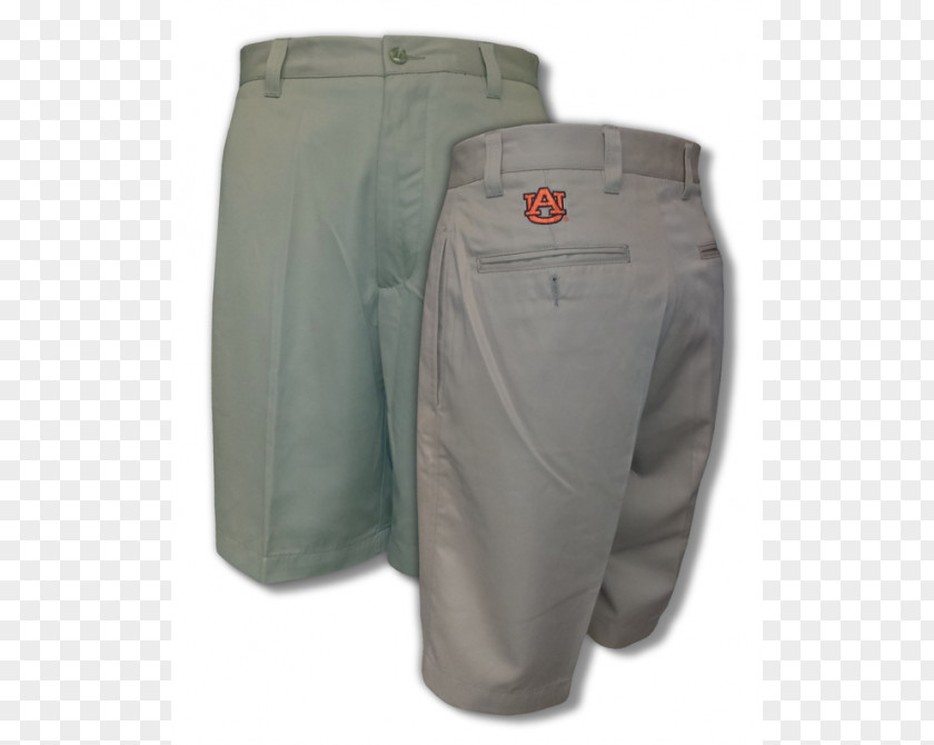 Auburn Tigers Men's Basketball Khaki Shorts Pants PNG