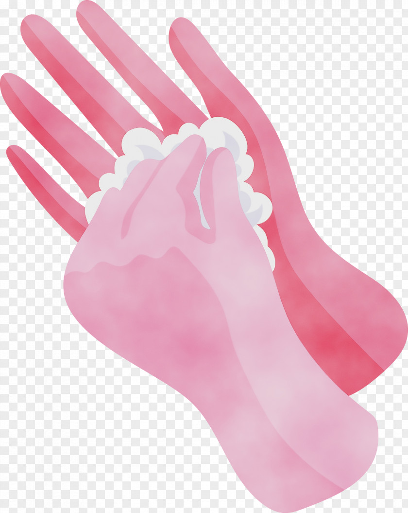 Hand Model Glove Pink M PNG