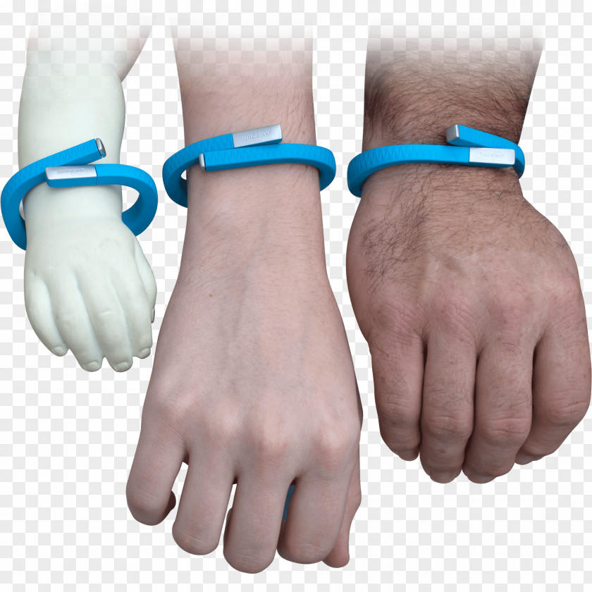 Jawbone Activity Tracker Thumb Product Hand Model Glove PNG