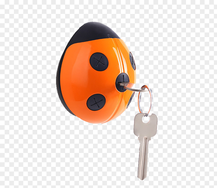 Ladybug Key Inserted Gift Wrapping Keychain Wall Creativity PNG