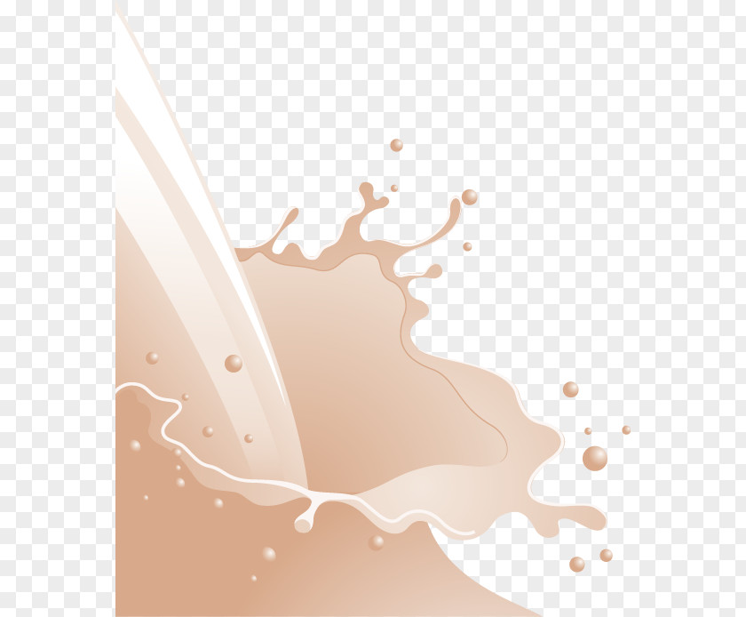 Milk Drops Splash Juice Chocolate Cows PNG