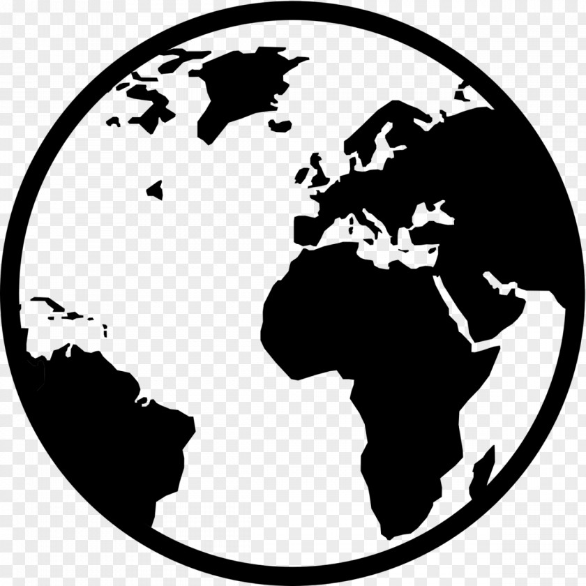 World Map Globe Clock PNG
