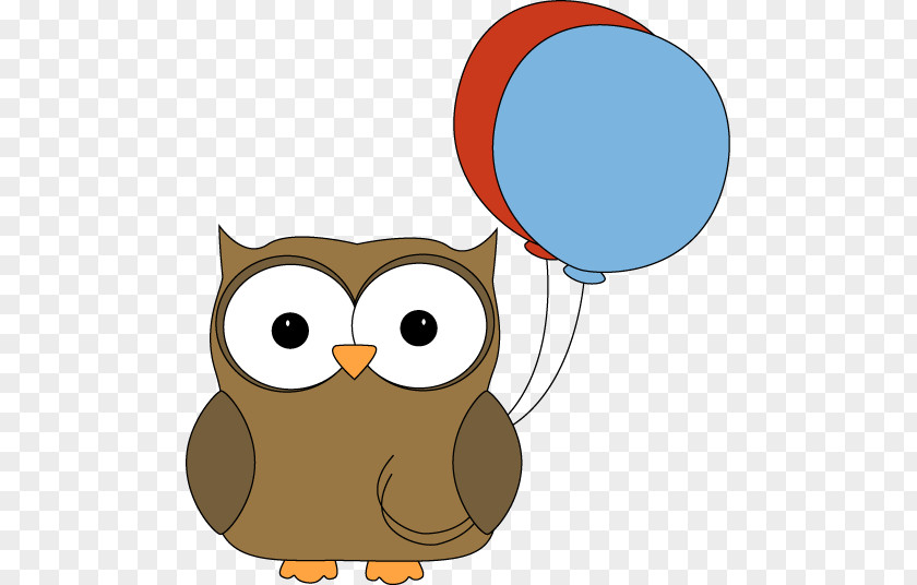 Balloon Animals Cliparts Owl Party Birthday Clip Art PNG