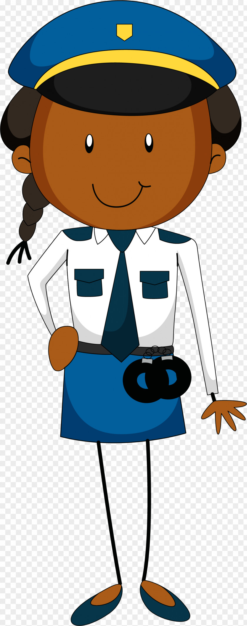 Cartoon Policewoman Police Officer Royalty-free Clip Art PNG